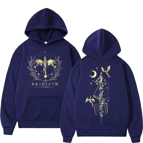 Basgiath War College Cotton Hoodies Fourth Wing Women Men Clothing - Jeetskee