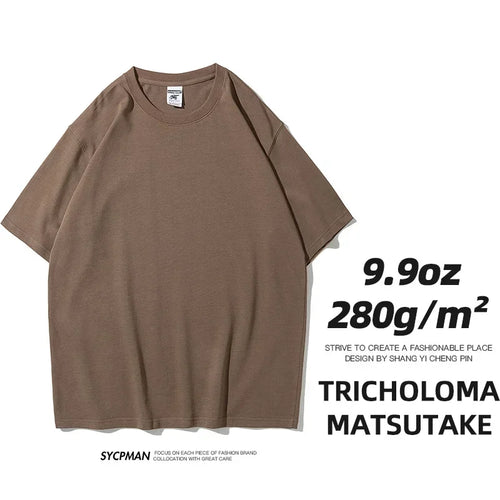 Sypcman Oversized T-Shirt 9.9oz 280 Grams Heavy High Qualtity Men - Jeetskee