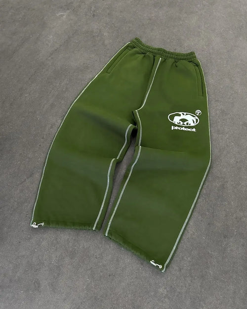 New Protect Series Casual Pants Cargo Streetwear Women Embroidered - Jeetskee